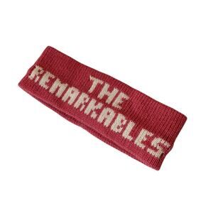 VTG Lakeland Knitwear Remarkables Ski New Zealand Pure Virgin Wool Headband Pink